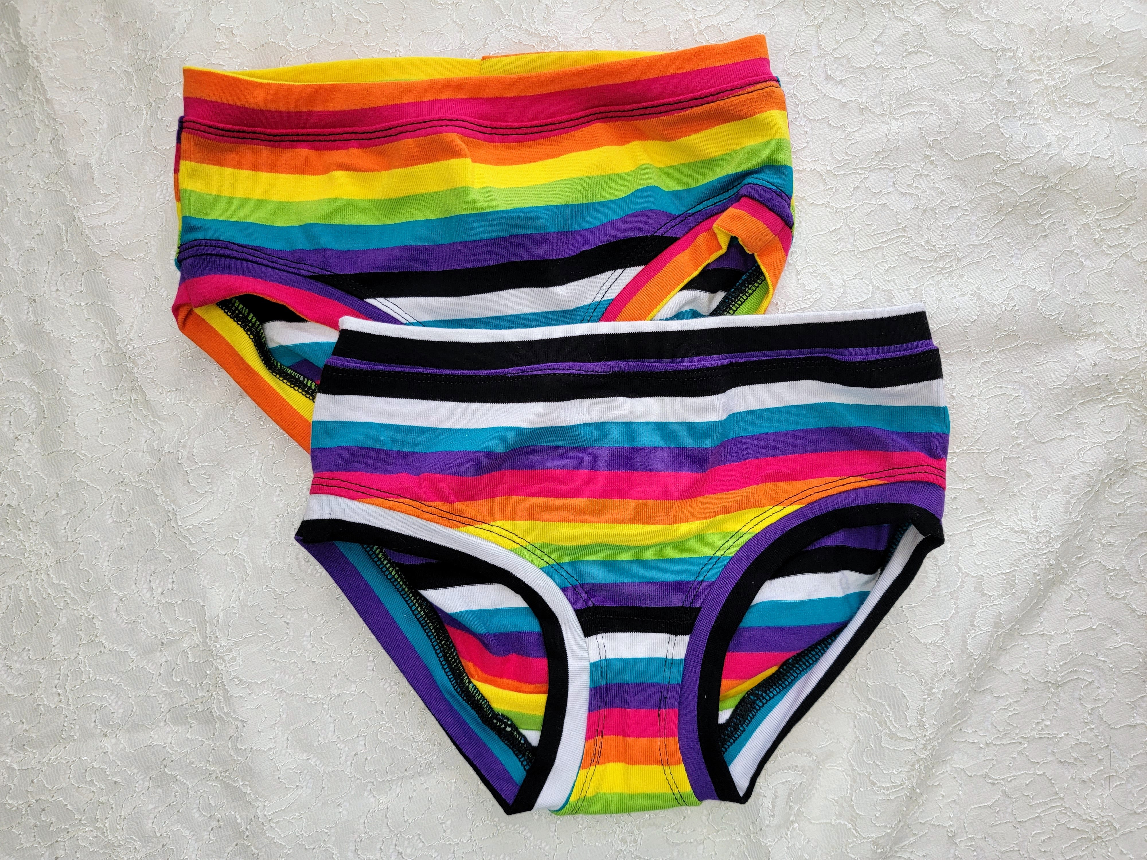 Wide Rainbow Stripes Panties – The Trendy Munchkin
