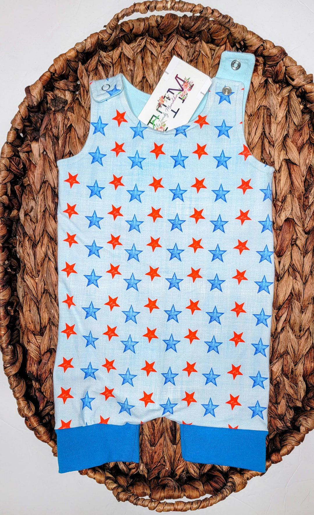 RWB Stars Romperalls