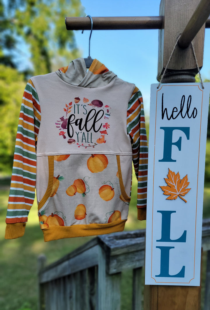 It's Fall Candy Pocket Hoodie