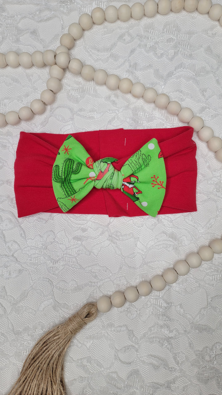 Cuddly as a Cactus Big Bow Headwrap