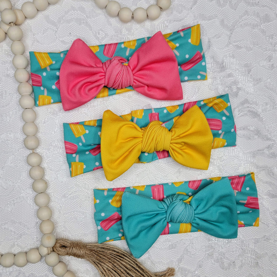 Popsicles Big Bow Headwrap