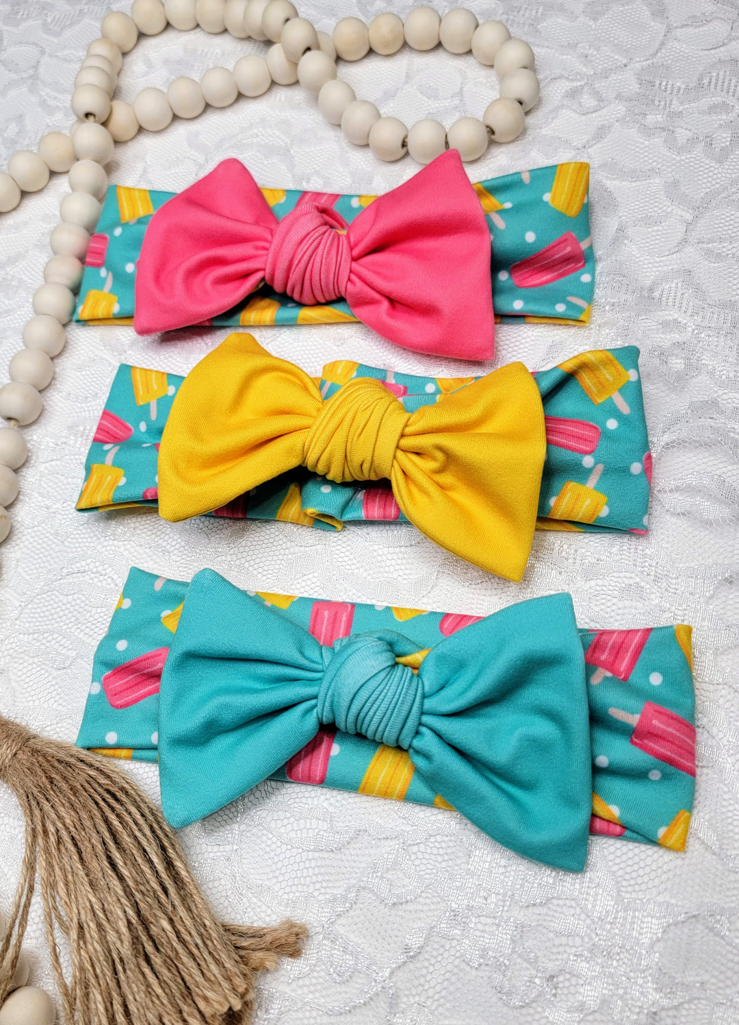Popsicles Big Bow Headwrap