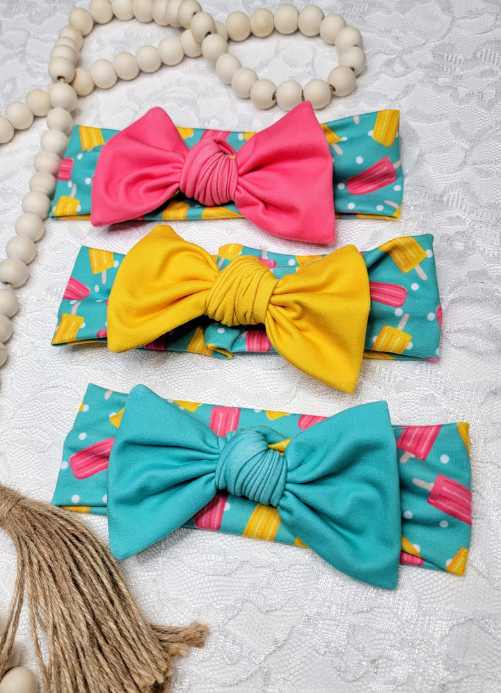 Popsicles Big Bow Headwrap