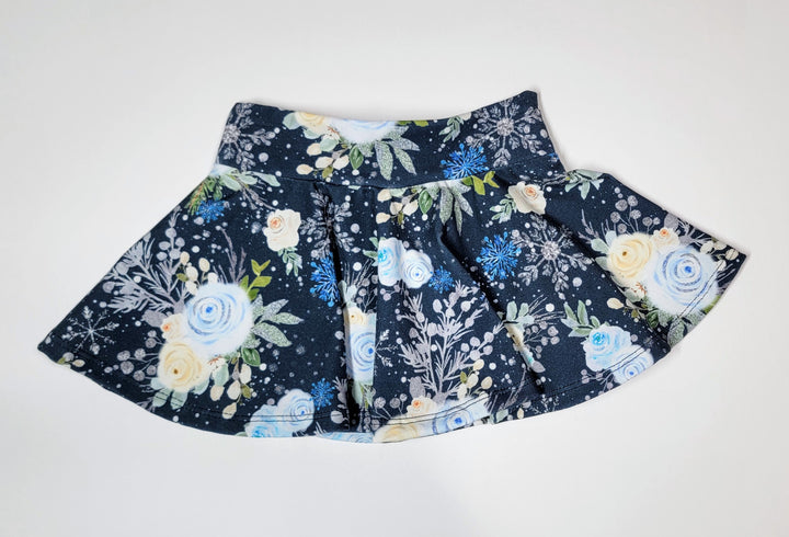 Frosted Floral Skater Skirt