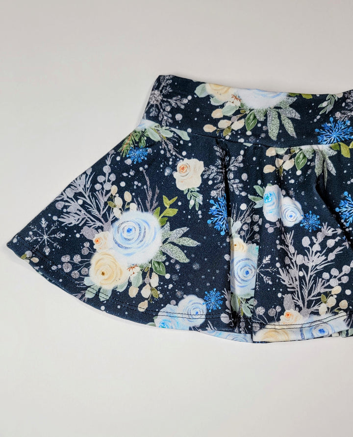Frosted Floral Skater Skirt