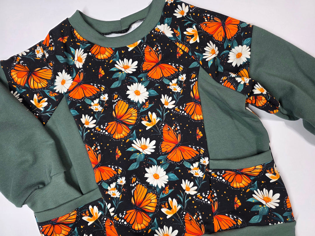 Midnight Butterflies Auden Pullover