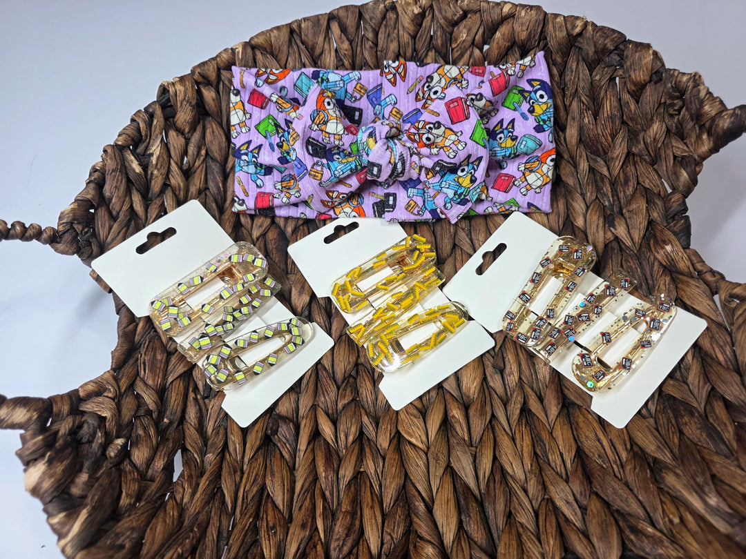 B2S Bluey Big Bow Headwrap