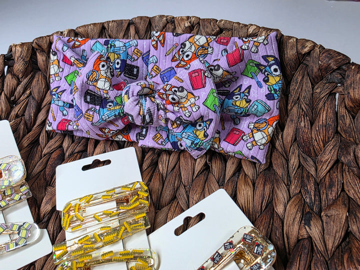 B2S Bluey Big Bow Headwrap