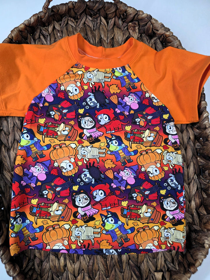 Bluey Costume Party Raglan Tee