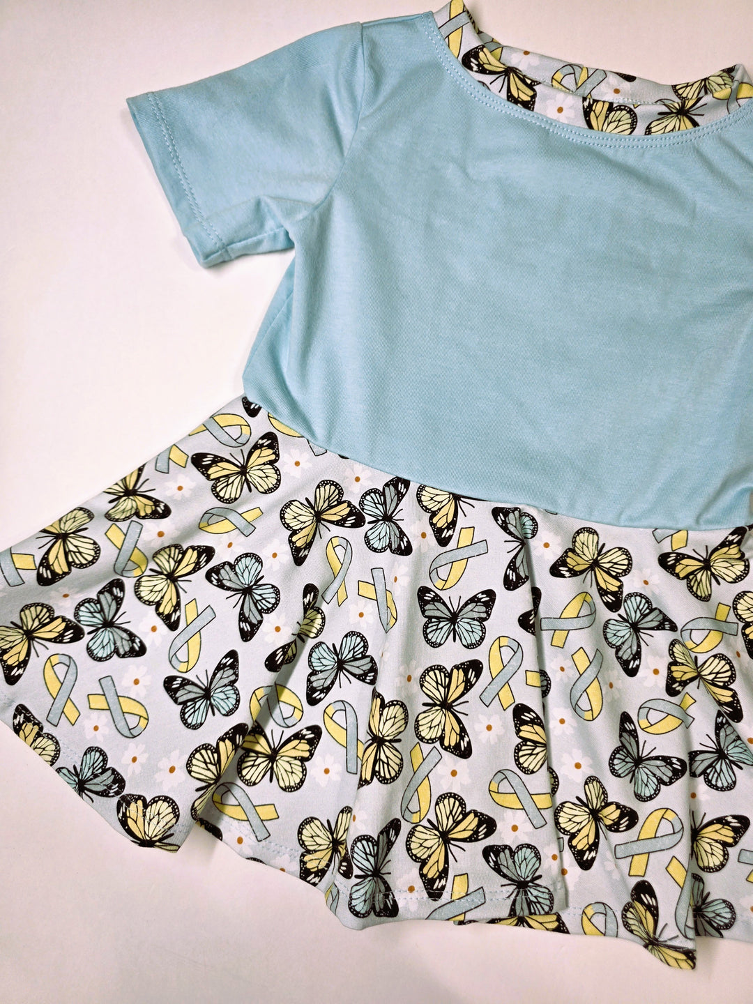 DS Butterflies Peplum Top