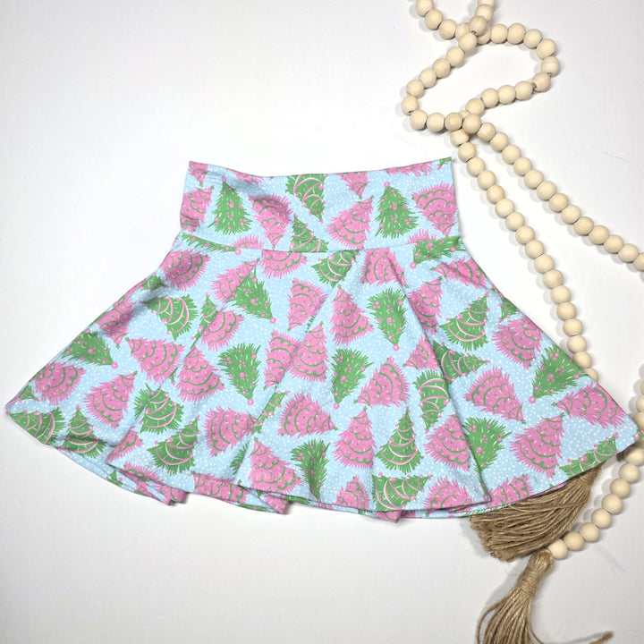 Christmas Trees Skater Skirt