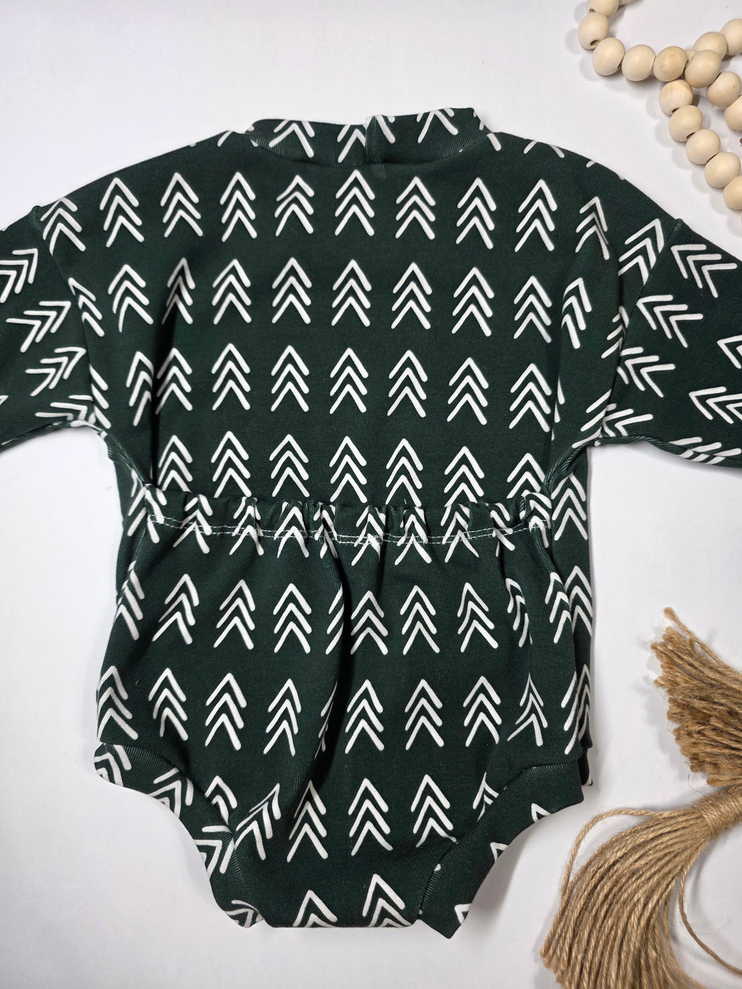 Green Trees Tshirt Romper