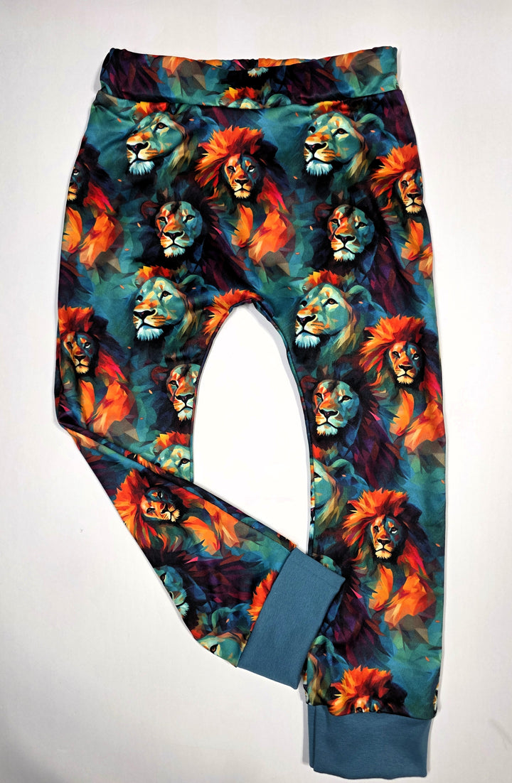 Geo Lions Harem Pants