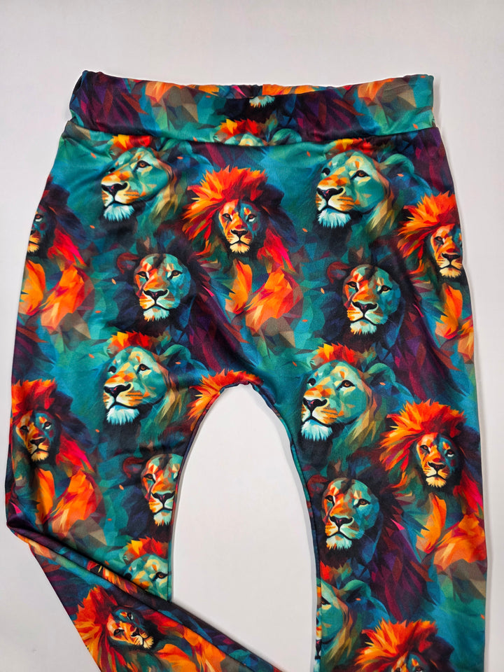 Geo Lions Harem Pants