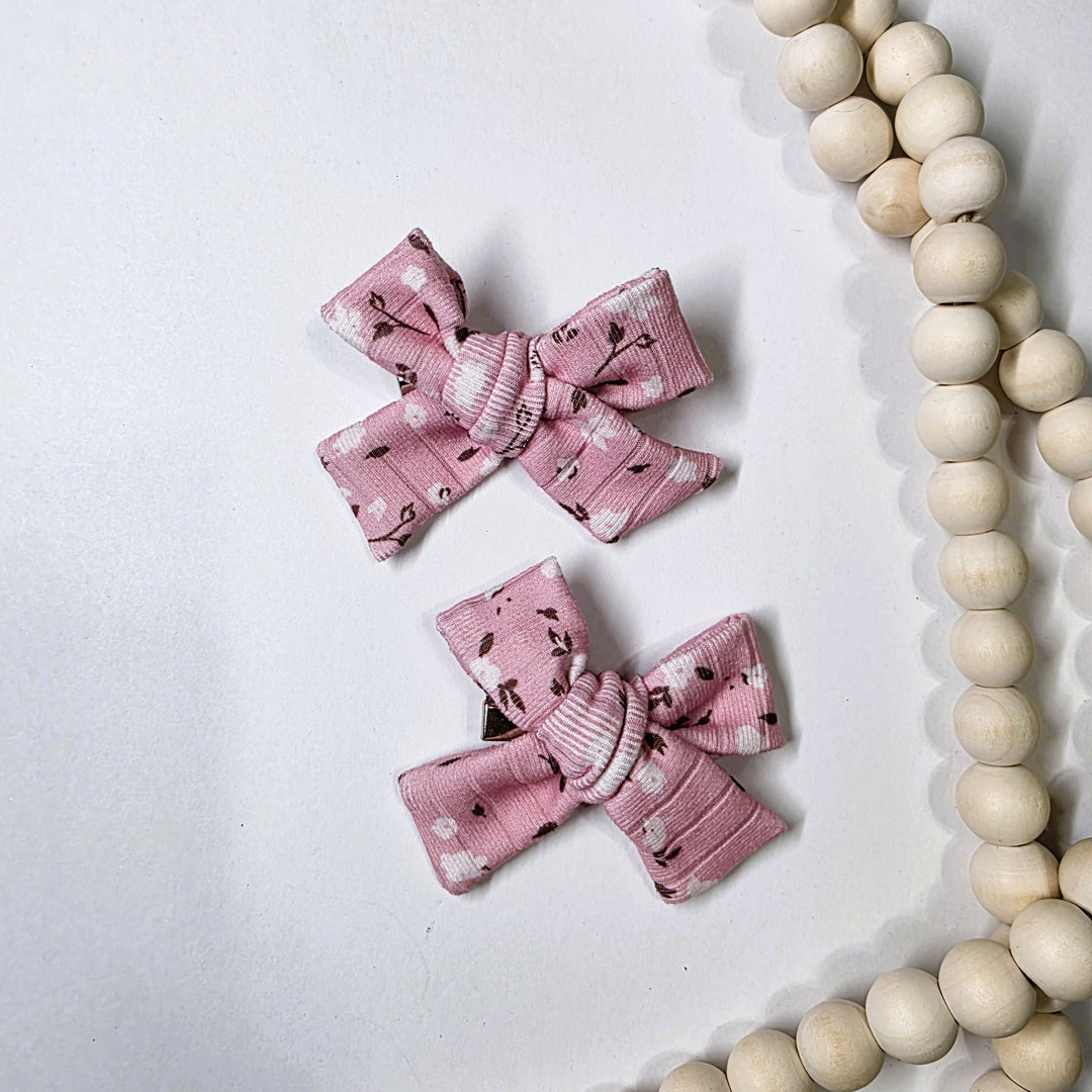 Maisy Floral Dainty Bow (on clips)