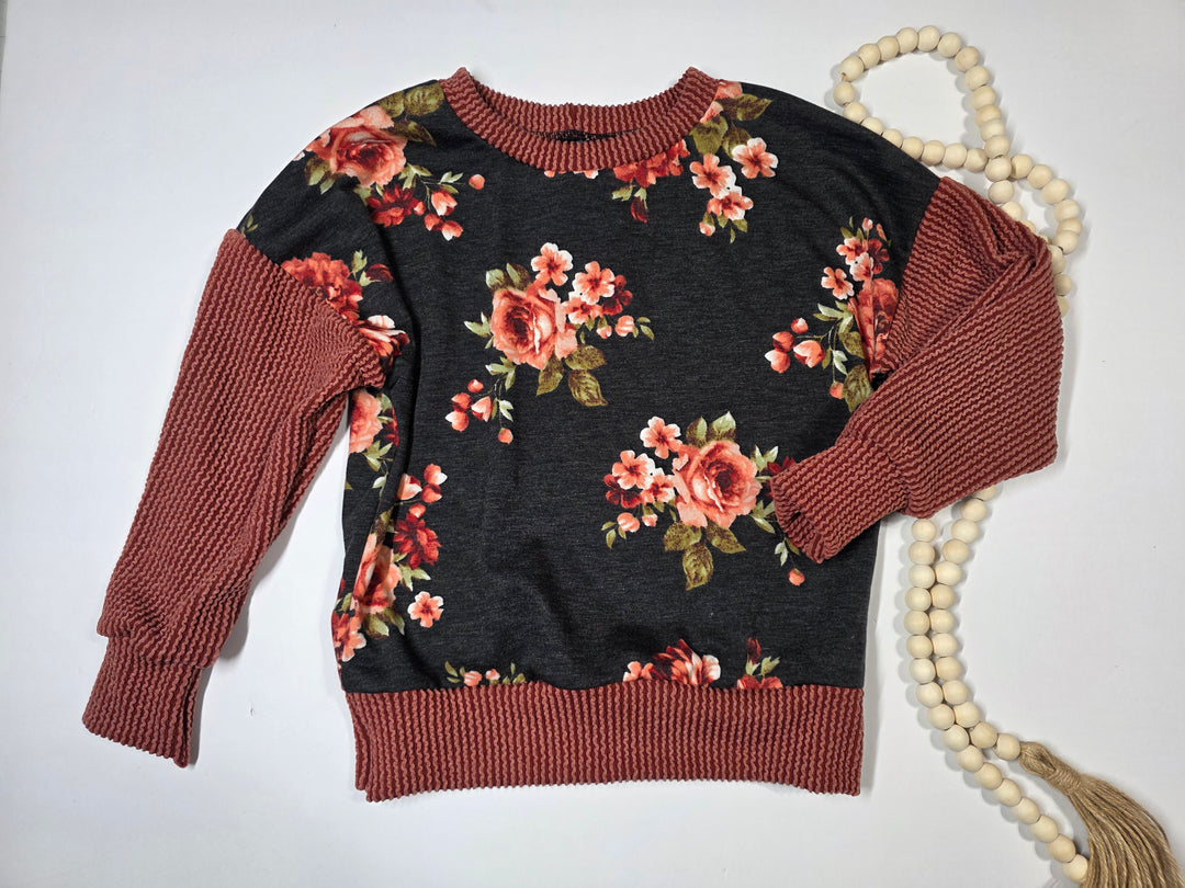 Molly Floral Langley Pullover