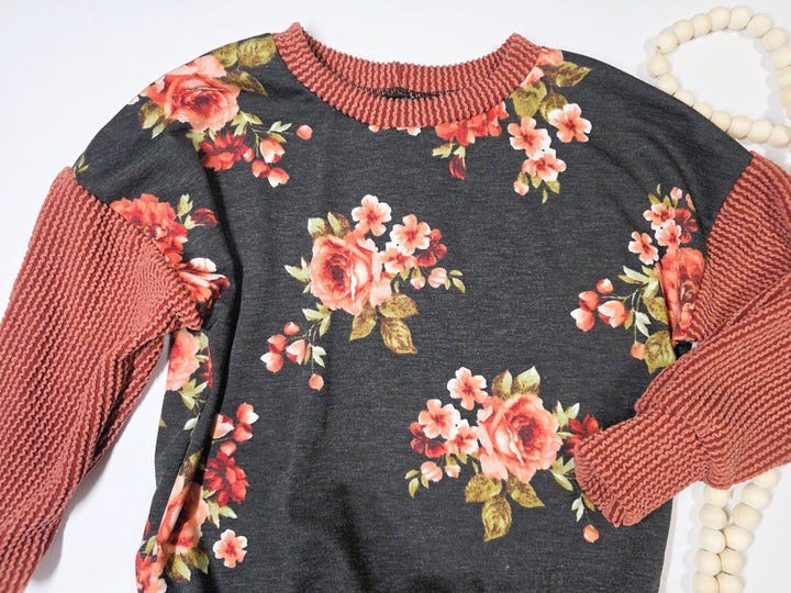 Molly Floral Langley Pullover