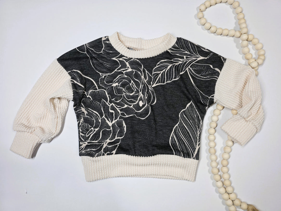 Large Floral Langley Pullover