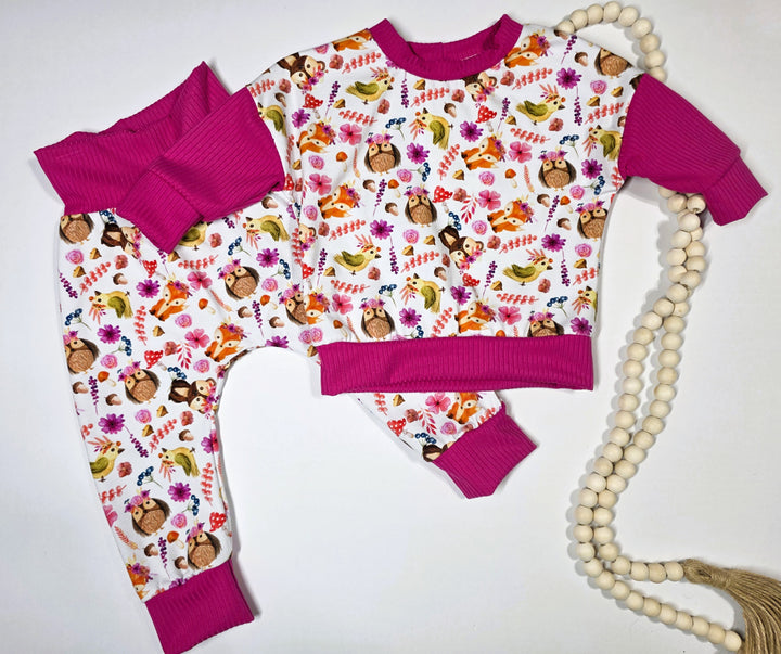 Girls Woodland Lounge Set