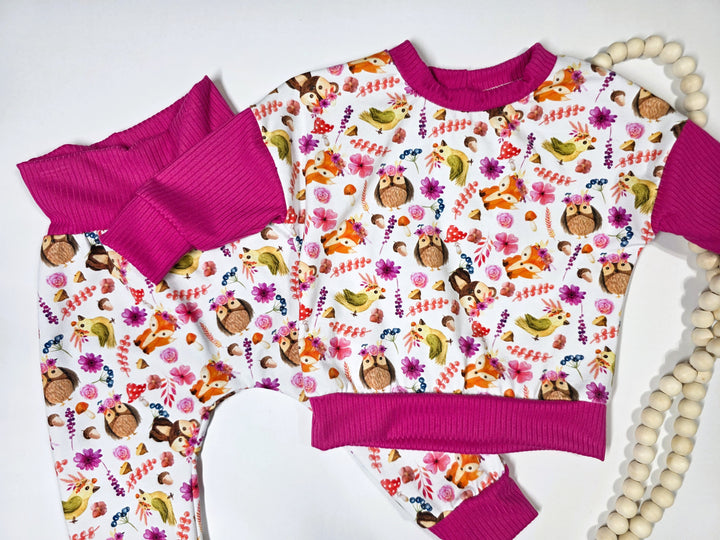 Girls Woodland Lounge Set