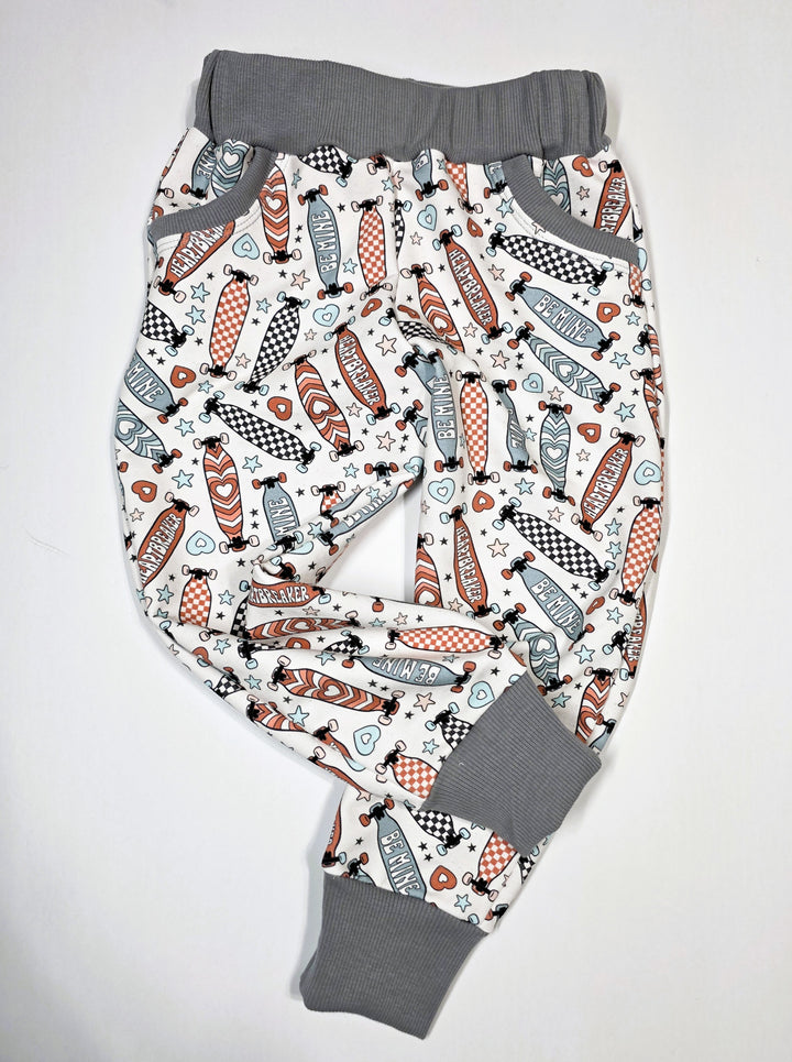 Checked Boards Olive Joggers