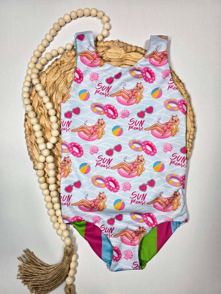 Beach Doll Reversible Swimsuit