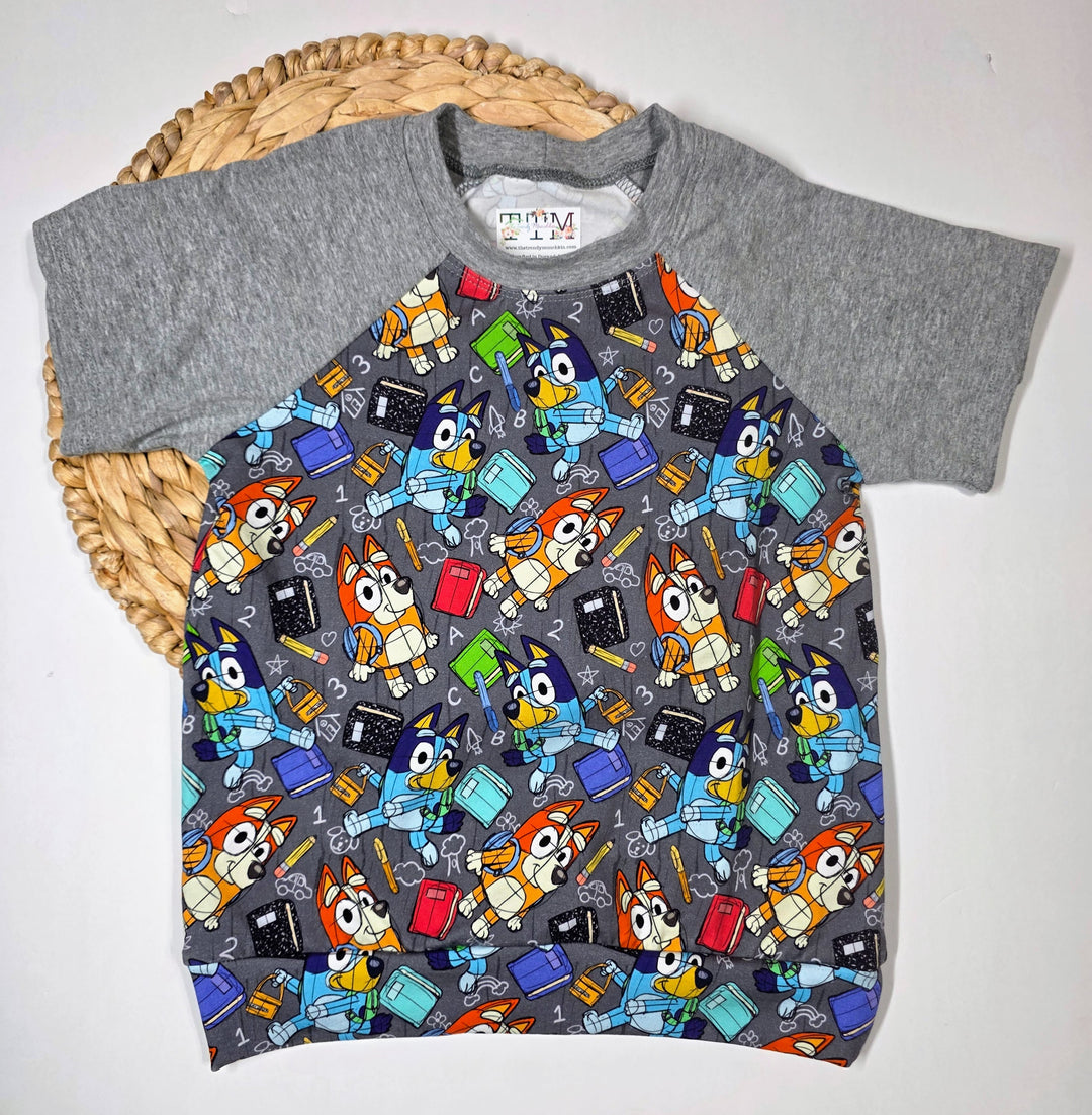 School Dog Raglan Tee