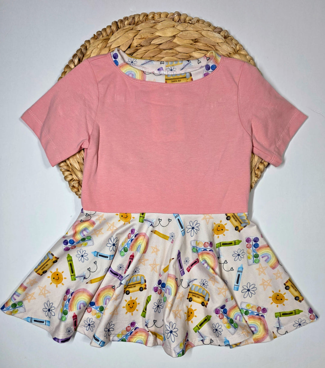 Paints and Rainbows Stargazer Peplum Top