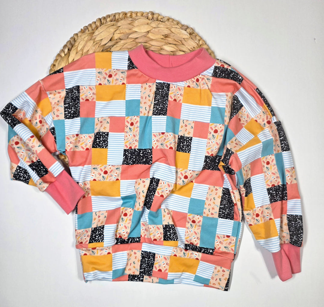 Composition Patchwork Langley Pullover