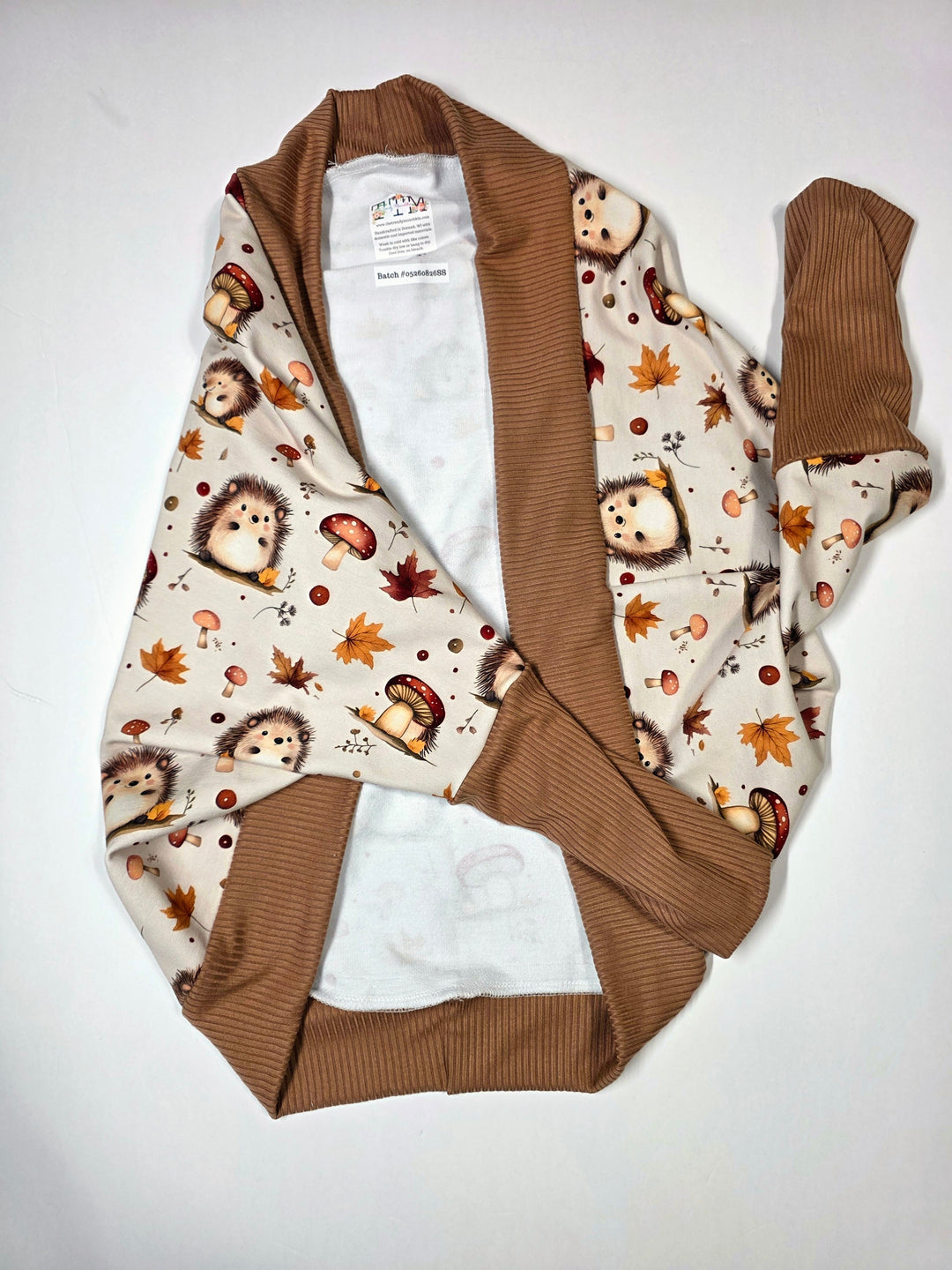 Fall Hedgehog Slouchy Cardi