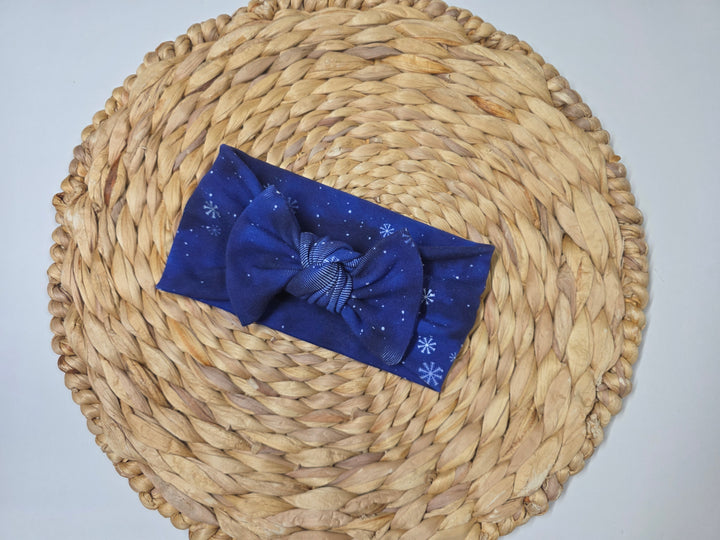 Polar Express Cord Big Bow Headwrap