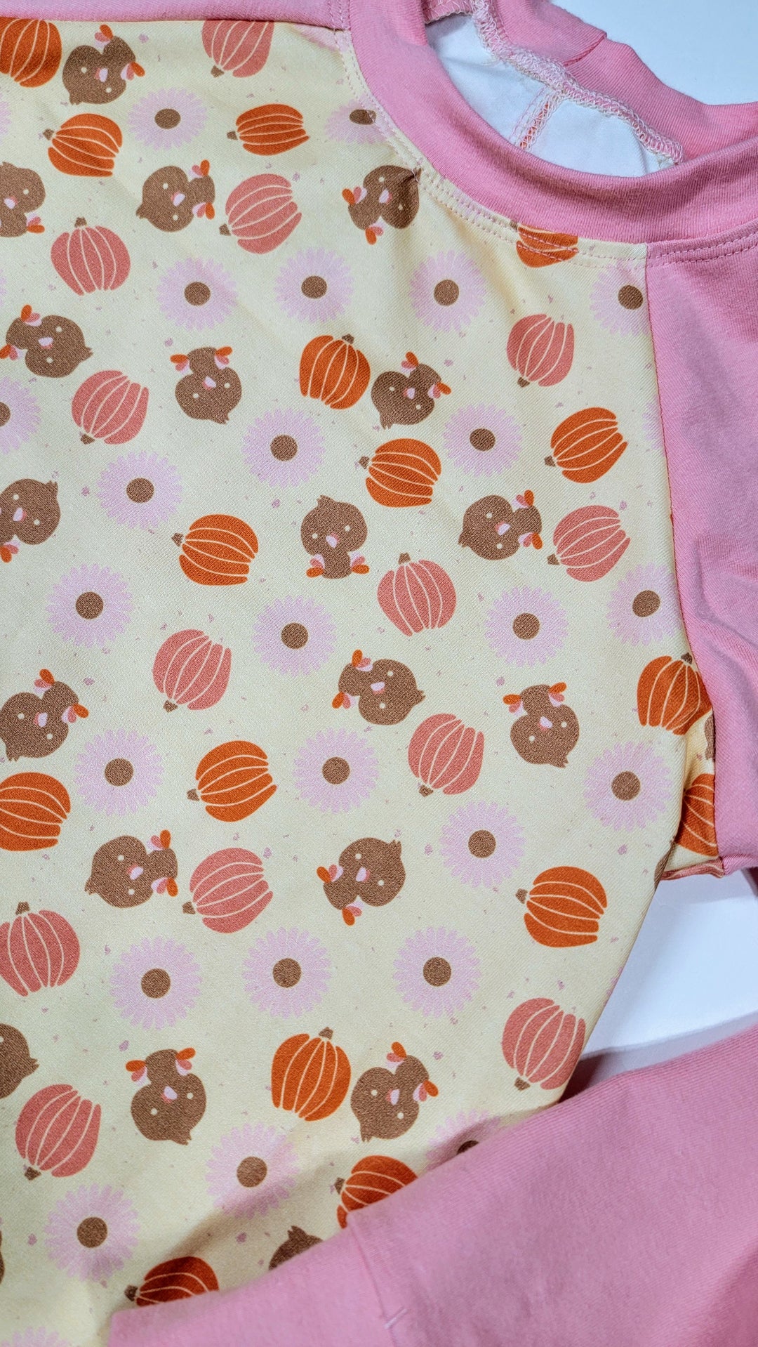 Pink Turkey Raglan Tee