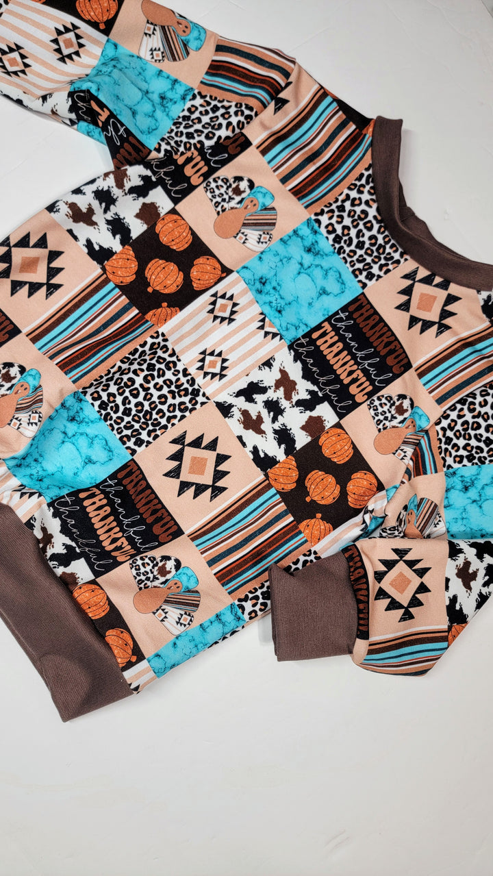 Western Thanksgiving Classic Pullover