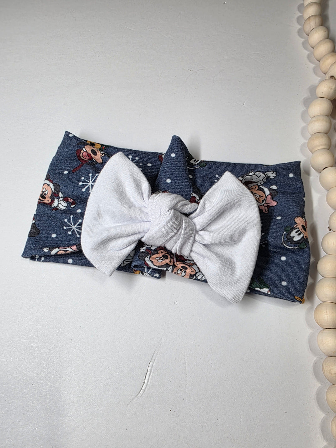 Christmas Carol Big Bow Headwrap