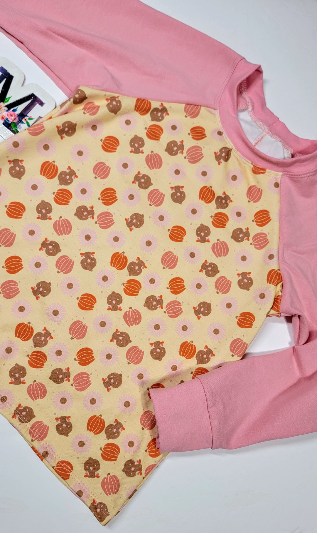 Pink Turkey Raglan Tee