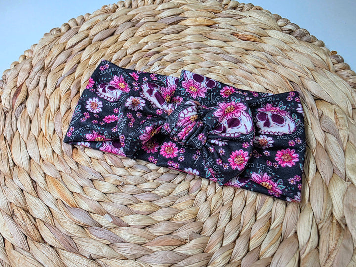 Let Go To Regrow Big Bow Headwrap