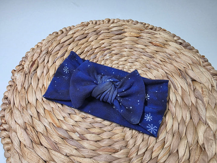 Polar Express Cord Big Bow Headwrap