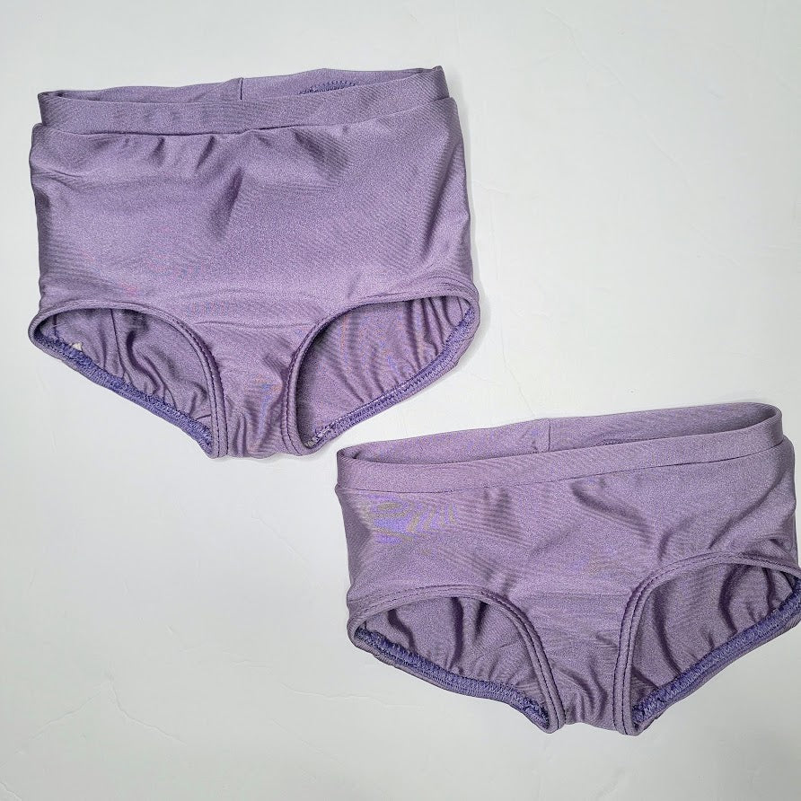 Lilac Boy Shorts Bikini Bottoms