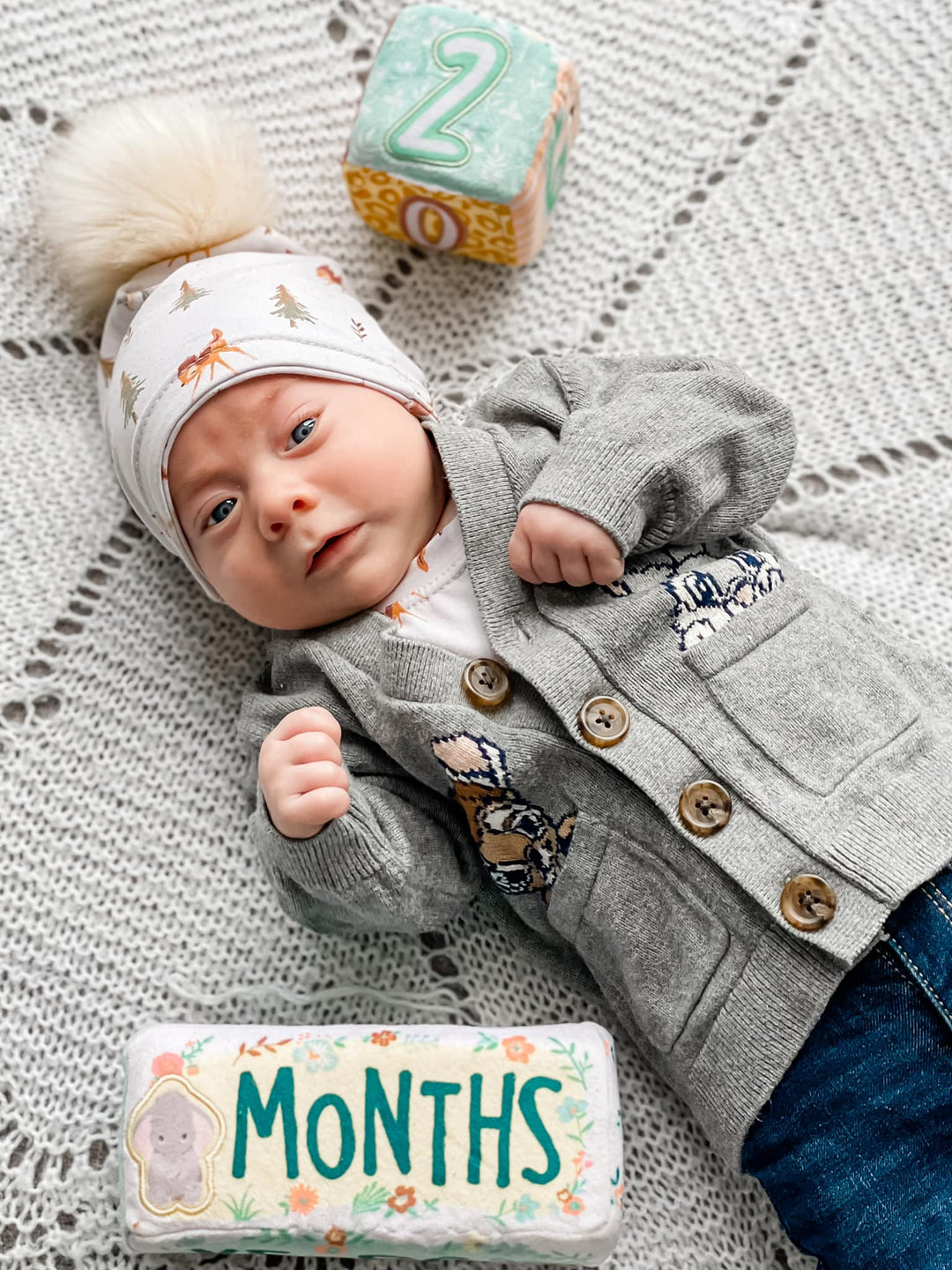 Woodland Floral Houdini Beanie