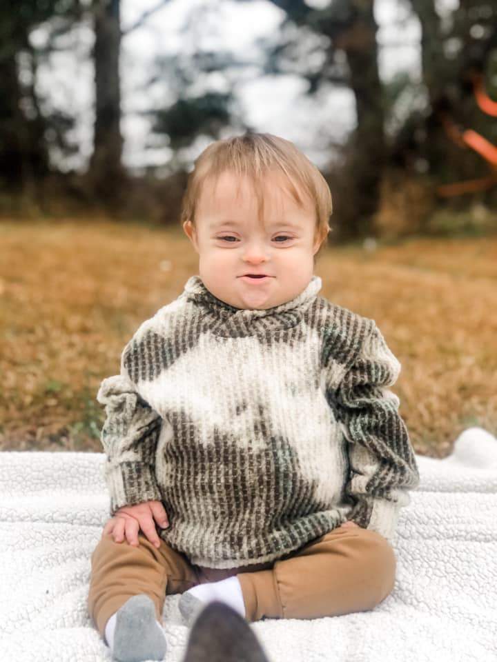 Faux Alpaca Camo McClane Pullover