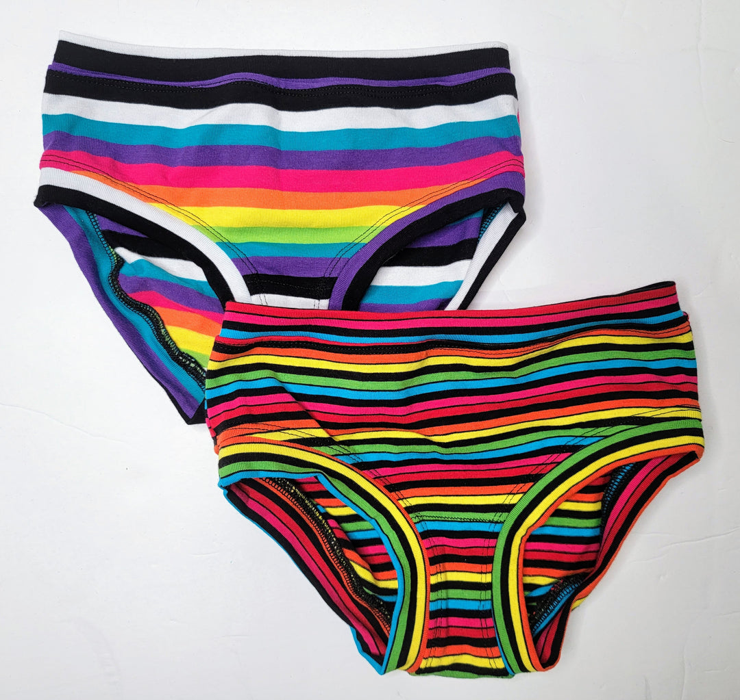 Narrow Rainbow Stripes Panties