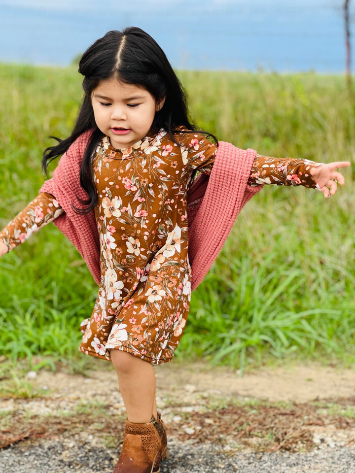 Taupe Plaid Slouchy Cardi