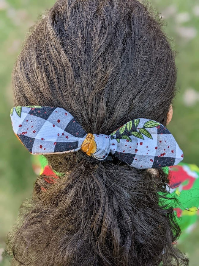 RWB Smiley Pony Bow