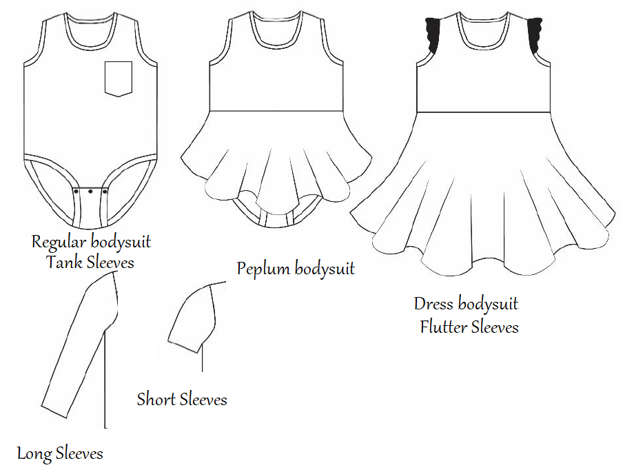 Suit Up Skirted Bodysuit Preorder